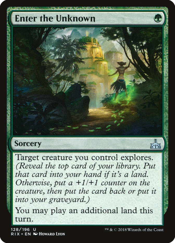 Enter the Unknown [Rivals of Ixalan] 