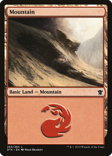 Mountain (260) [Dragons of Tarkir] 