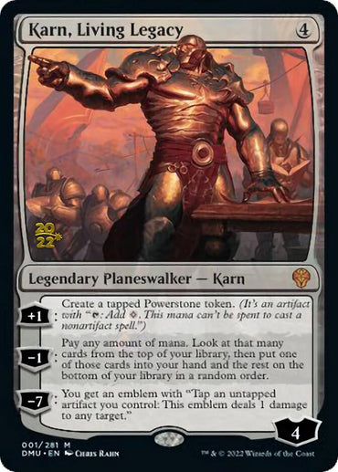 Karn, Living Legacy [Dominaria United Prerelease Promos] 