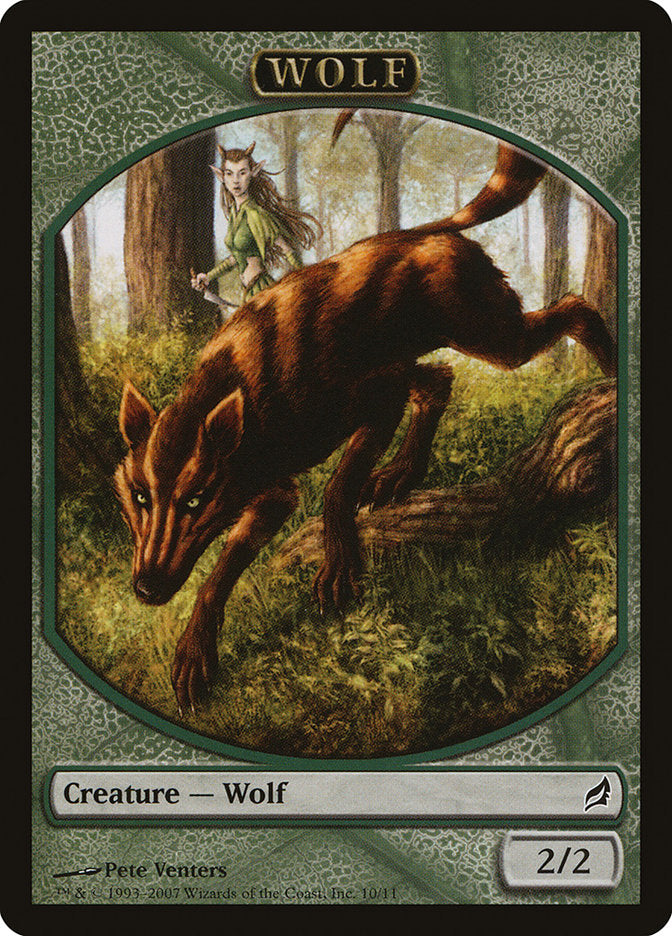 Wolf Token [Lorwyn Tokens] 
