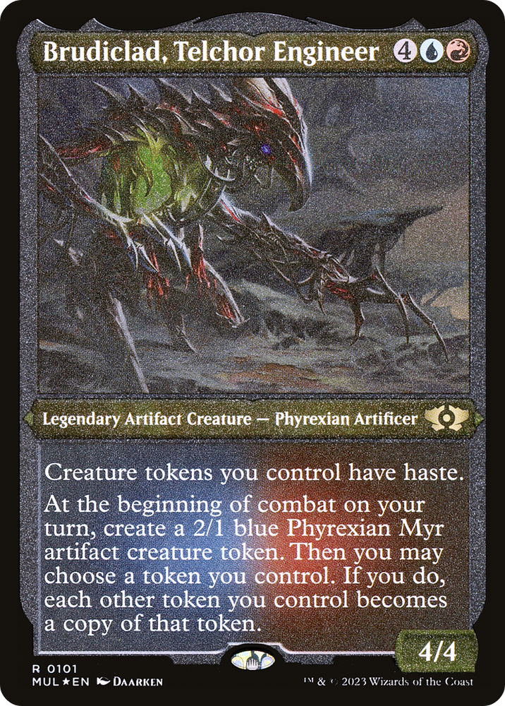 Brudiclad, Telchor Engineer (Foil Etched) [Multiverse Legends] 