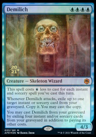 Demilich [Dungeons &amp; Dragons: Adventures in the Forgotten Realms Prerelease Promos] 