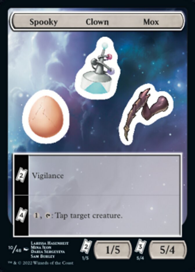 Spooky Clown Mox [Unfinity Stickers] 