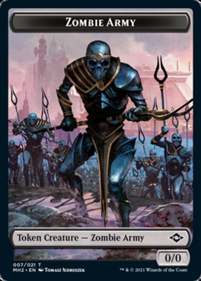 Thopter // Zombie Army Double-Sided Token [Modern Horizons 2 Tokens] 