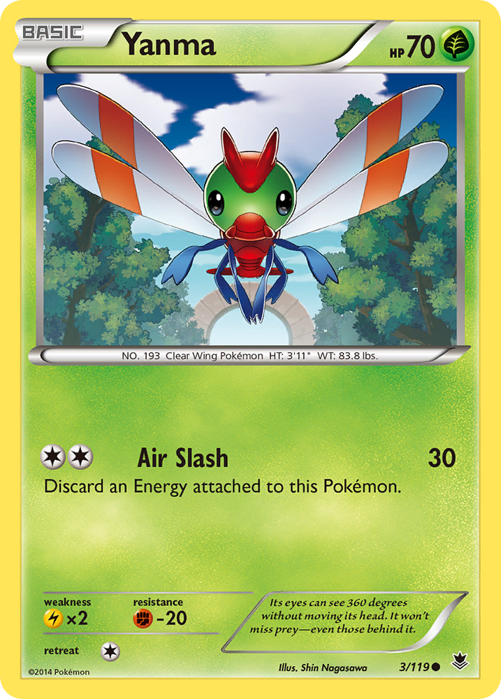 Yanma (3/119) [XY: Phantom Forces] 