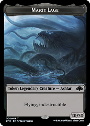 Zombie // Marit Lage Double-Sided Token [Dominaria Remastered Tokens] 
