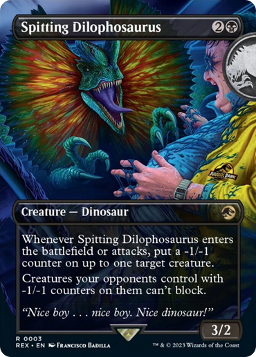 Spitting Dilophosaurus (Borderless) [Jurassic World Collection] 