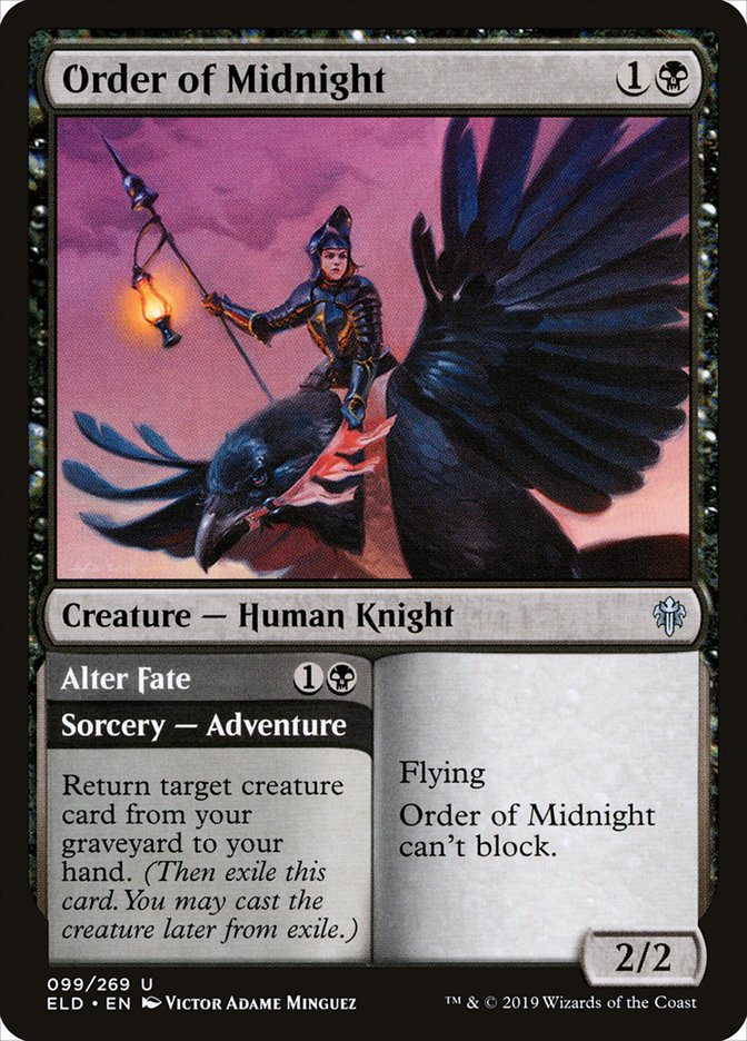 Order of Midnight // Alter Fate [Throne of Eldraine] 