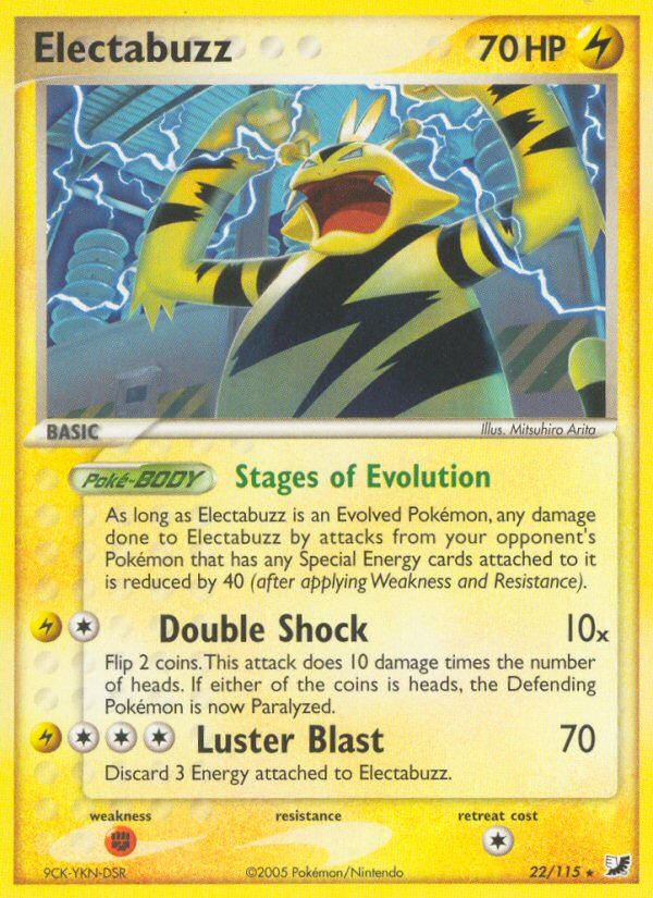 Electabuzz (22/115) [EX: Unseen Forces] 
