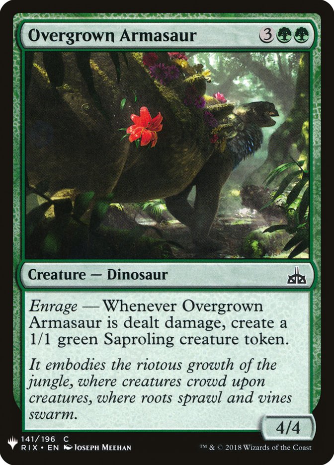 Overgrown Armasaur [Mystery Booster] 
