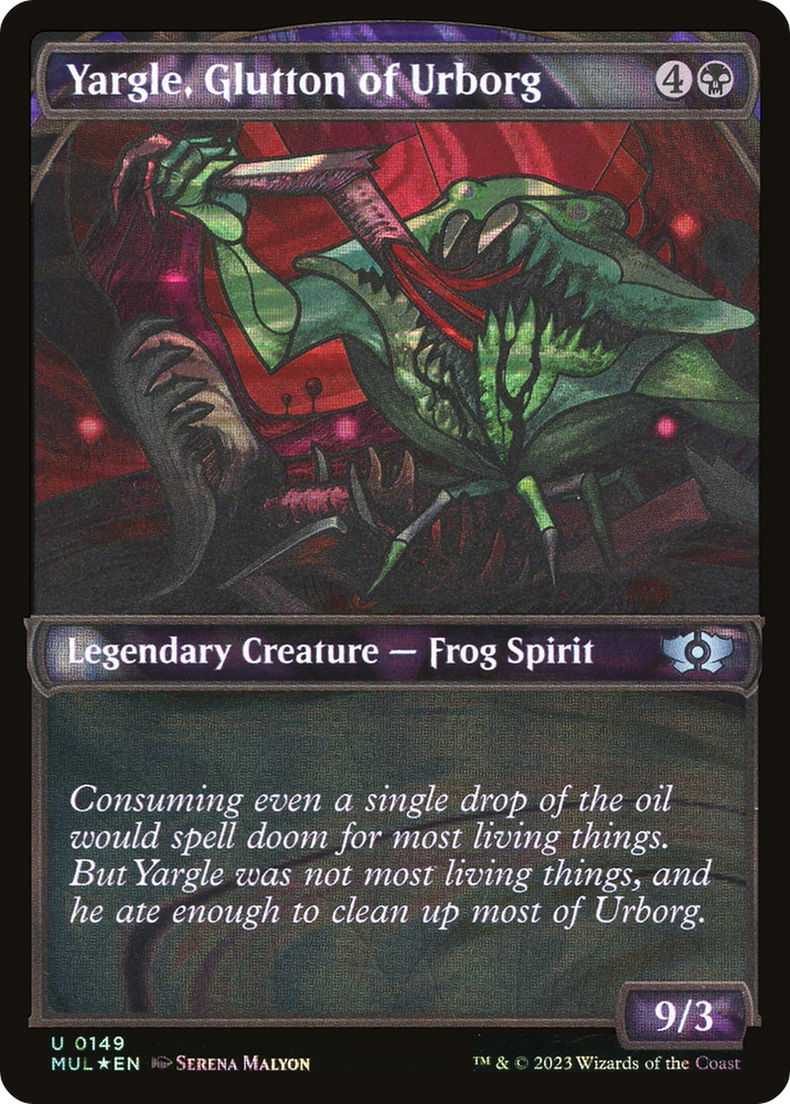 Yargle, Glutton of Urborg (Halo Foil) [Multiverse Legends] 