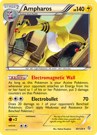Ampharos (40/124) [Black &amp; White: Dragons Exalted] 