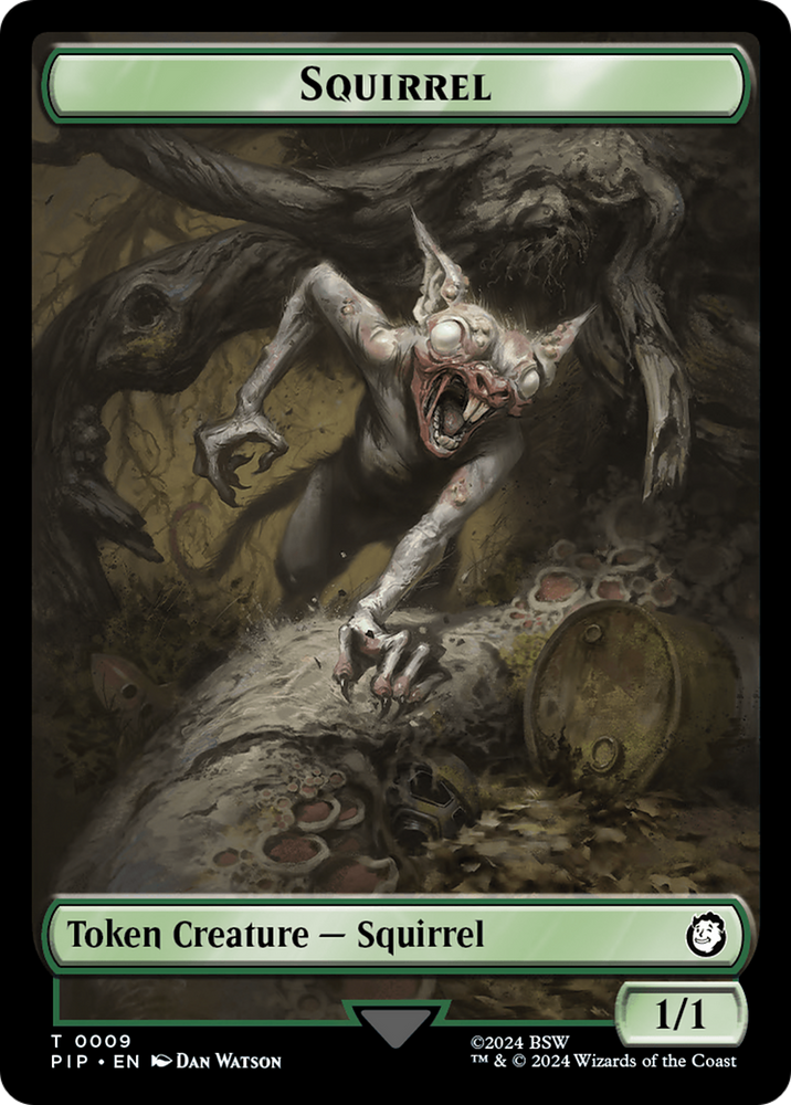 Food (013) // Squirrel Double-Sided Token [Fallout Tokens] 