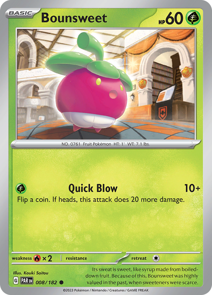 Bounsweet (008/182) [Scarlet &amp; Violet: Paradox Rift] 