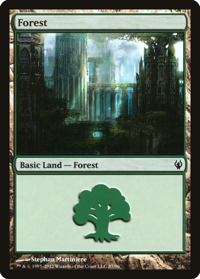 Forest (87) [Duel Decks: Izzet vs. Golgari] 