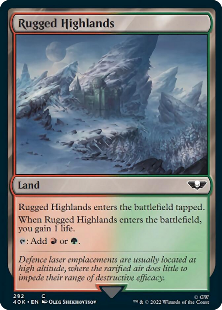 Rugged Highlands (Surge Foil) [Warhammer 40,000] 