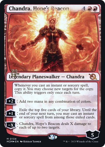 Chandra, Hope's Beacon [March of the Machine Prerelease Promos] 