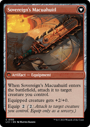 Idol of the Deep King // Sovereign's Macuahuitl [The Lost Caverns of Ixalan] 