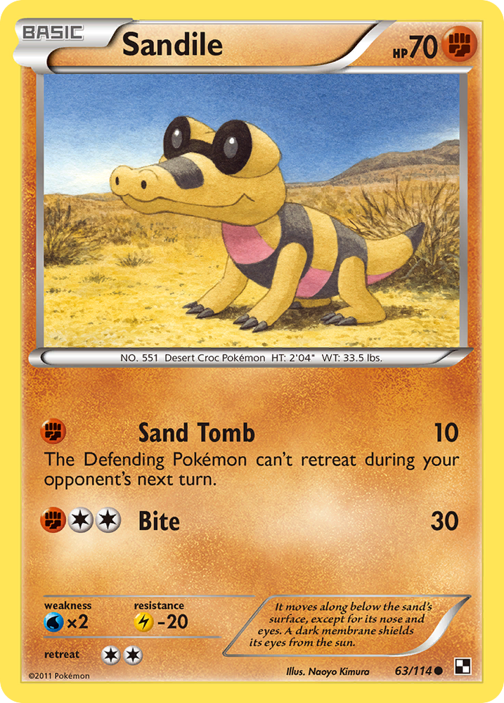 Sandile (63/114) [Black &amp; White: Base Set] 