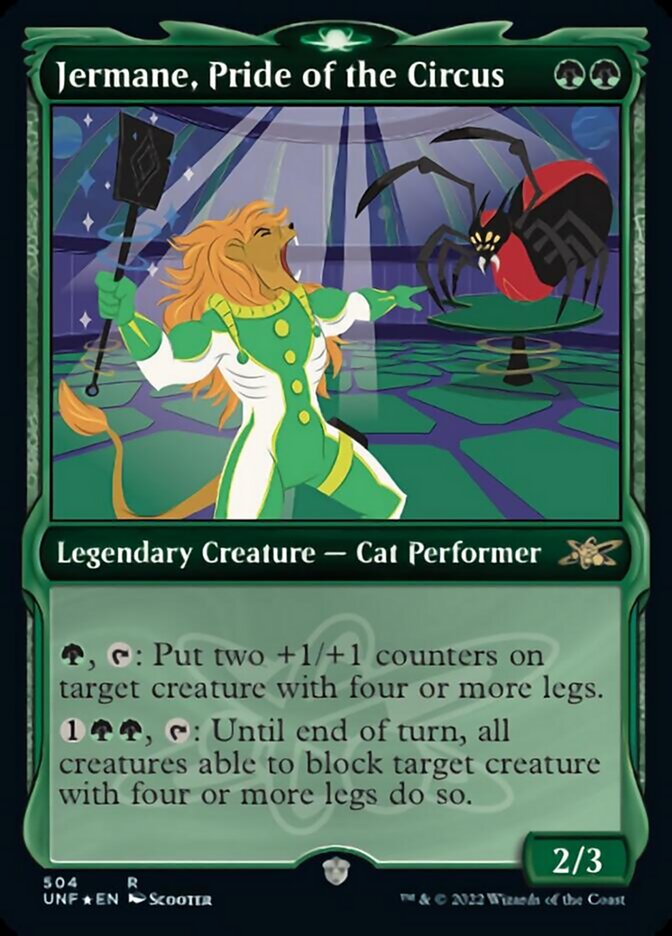 Jermane, Pride of the Circus (Showcase) (Galaxy Foil) [Unfinity] 