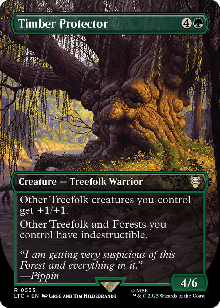 Timber Protector (Borderless) [The Lord of the Rings: Tales of Middle-Earth Commander] 