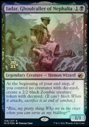 Jadar, Ghoulcaller of Nephalia [Innistrad: Midnight Hunt Prerelease Promos] 