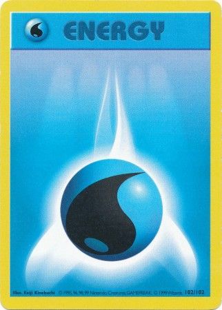 Water Energy (102/102) [Base Set Shadowless Unlimited] 