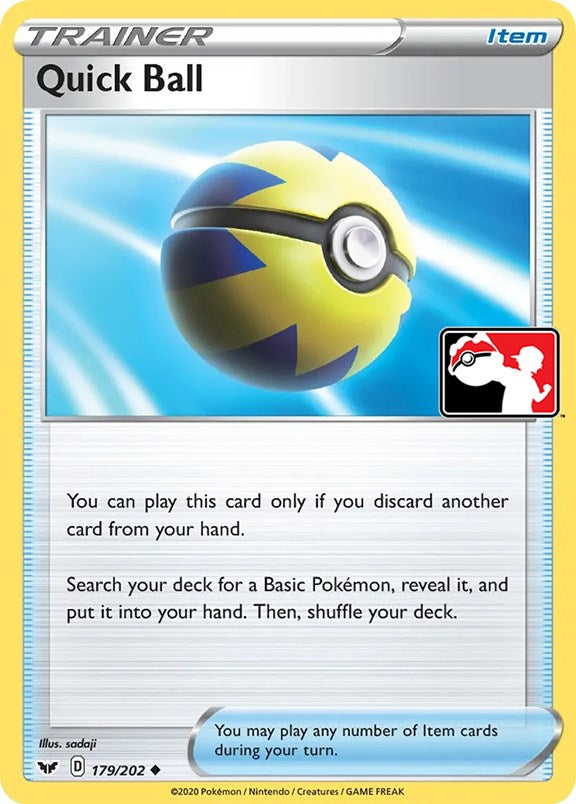 Quick Ball (179/202) [Prize Pack Series One] 