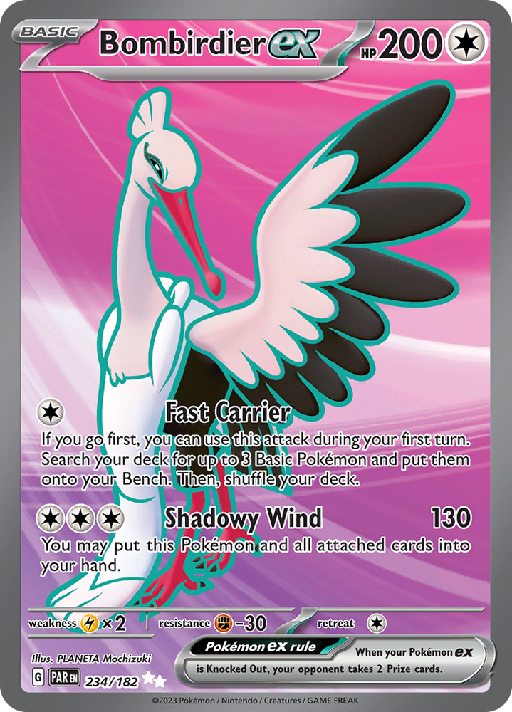 Bombirdier ex (234/182) [Scarlet &amp; Violet: Paradox Rift] 