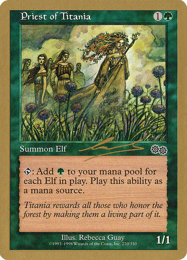 Priest of Titania (Nicolas Labarre) [World Championship Decks 2000] 