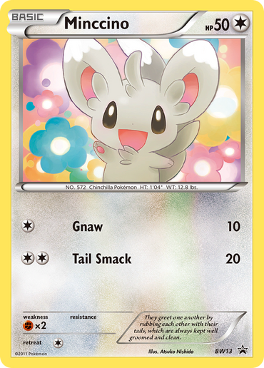 Minccino (BW13) [Black &amp; White: Black Star Promos] 