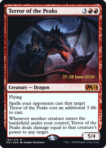 Terror of the Peaks [Core Set 2021 Prerelease Promos] 
