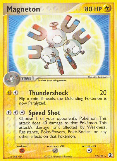Magneton (27/112) [EX: FireRed &amp; LeafGreen] 