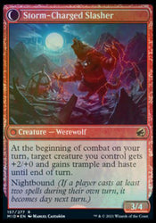 Reckless Stormseeker // Storm-Charged Slasher [Innistrad: Midnight Hunt Prerelease Promos] 