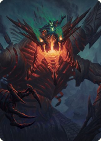 Mishra, Lost to Phyrexia Art Card [The Brothers' War Art Series] 