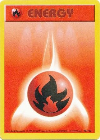 Fire Energy (98/102) [Base Set Shadowless Unlimited] 