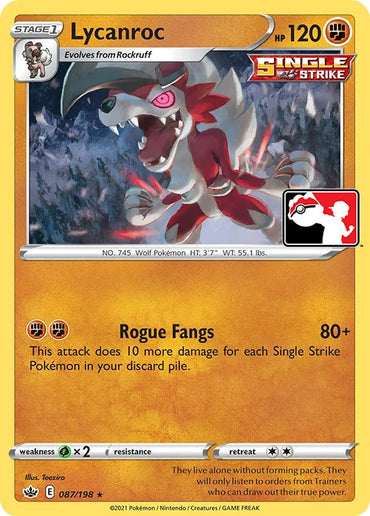 Lycanroc (087/198) [Prize Pack Series One] 