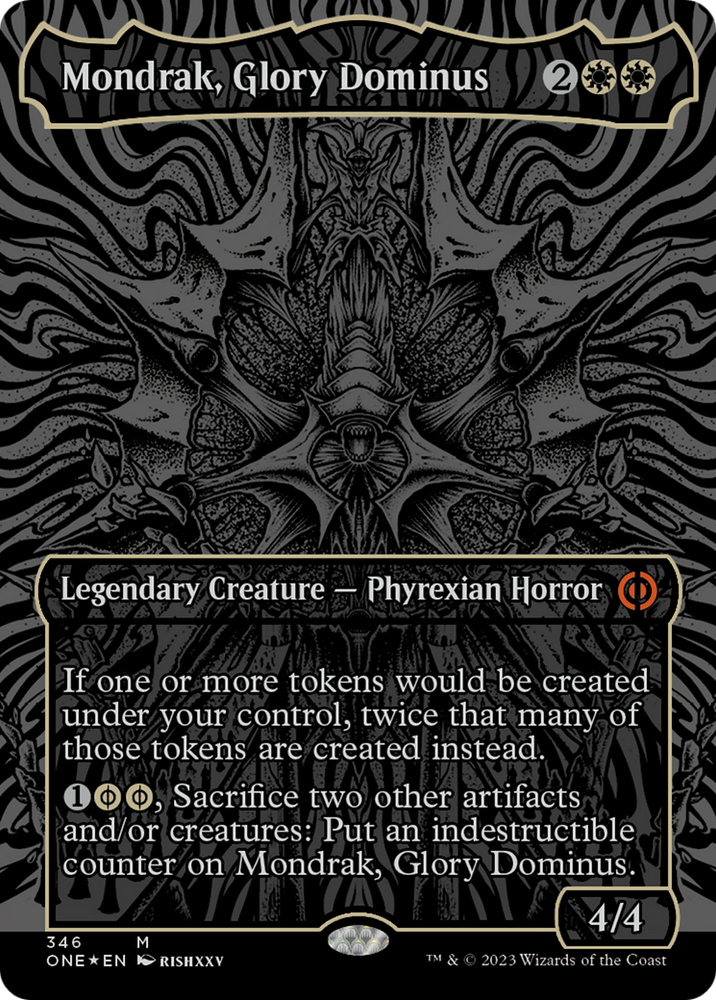 Mondrak, Glory Dominus (Oil Slick Raised Foil) [Phyrexia: All Will Be One] 