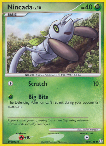 Nincada (108/146) [Diamond &amp; Pearl: Legends Awakened] 