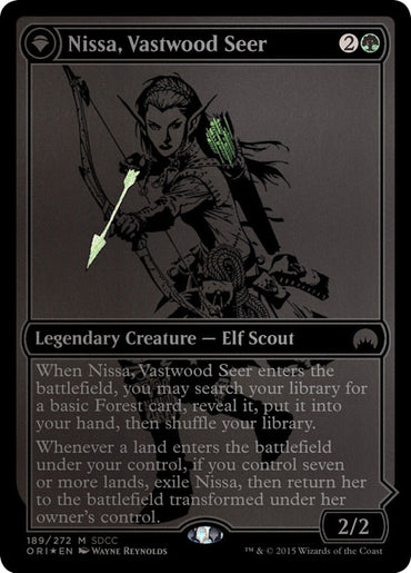 Nissa, Vastwood Seer // Nissa, Sage Animist [San Diego Comic-Con 2015] 