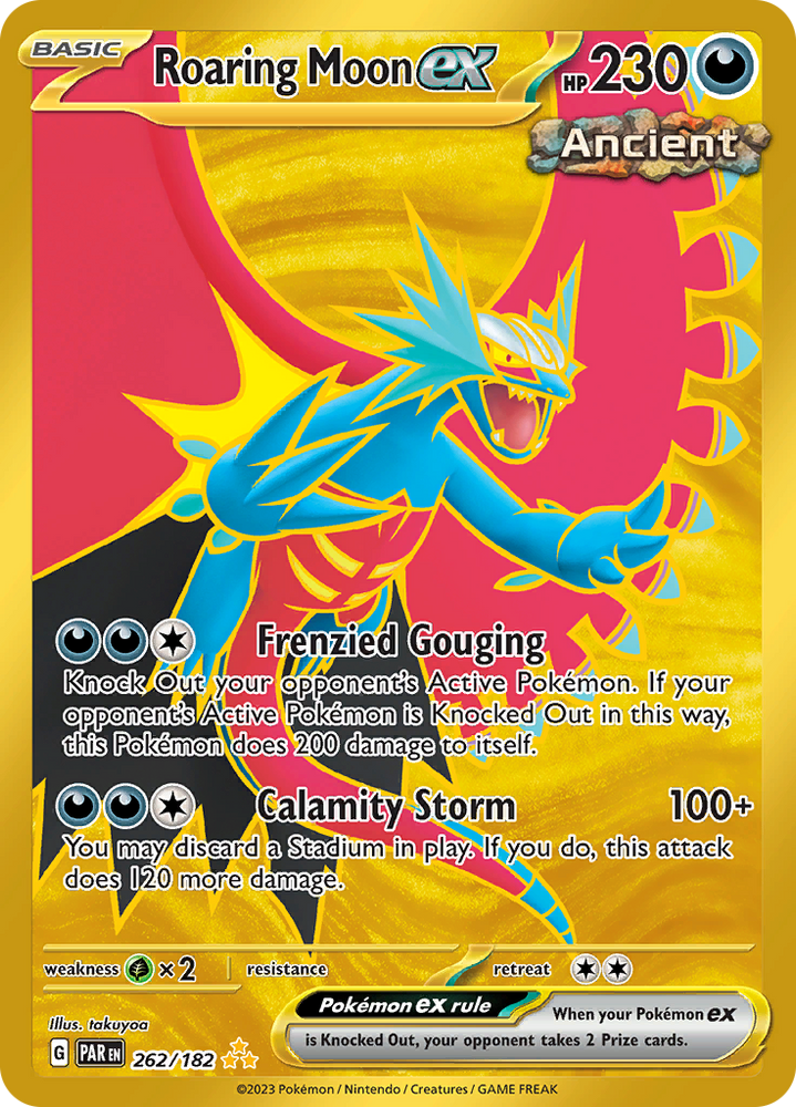 Roaring Moon ex (262/182) [Scarlet &amp; Violet: Paradox Rift] 