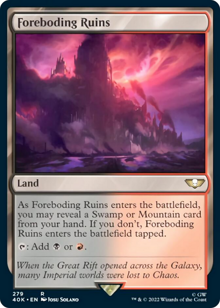Foreboding Ruins (Surge Foil) [Warhammer 40,000] 
