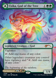 Esika, God of the Tree // The Prismatic Bridge (Display Commander) (Borderless) [Secret Lair: From Cute to Brute] 