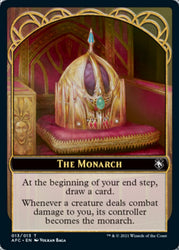 Dragon Spirit // The Monarch Double-Sided Token [Dungeons &amp; Dragons: Adventures in the Forgotten Realms Commander Tokens] 