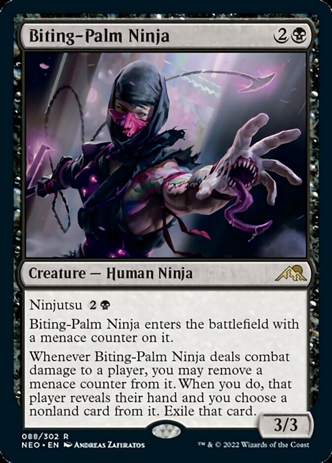 Biting-Palm Ninja [Kamigawa: Neon Dynasty] 