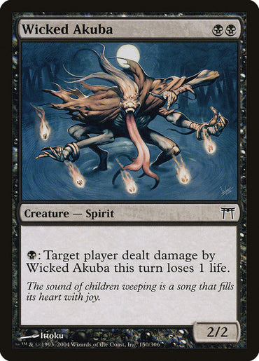 Wicked Akuba [Champions of Kamigawa] 
