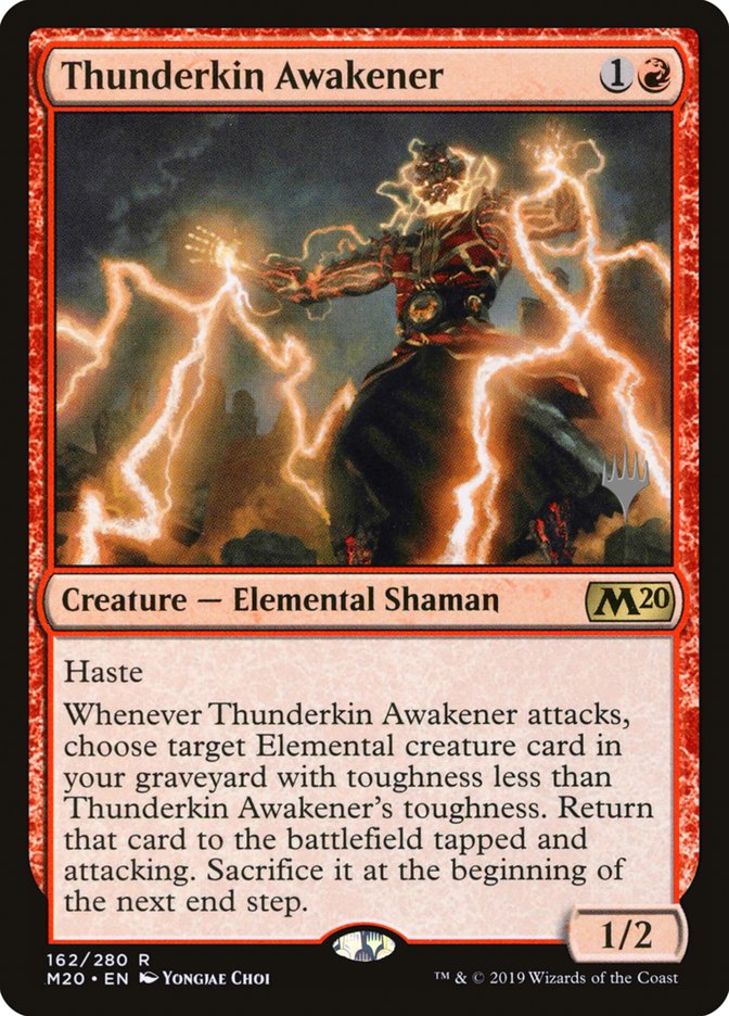 Thunderkin Awakener (Promo Pack) [Core Set 2020 Promos] 