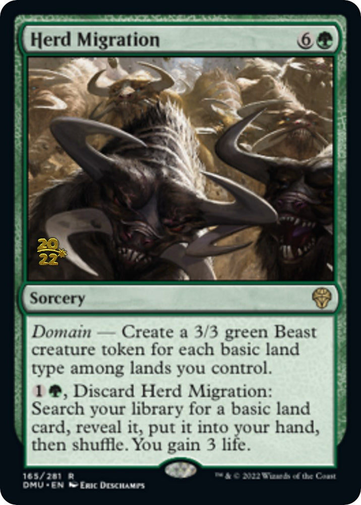 Herd Migration [Dominaria United Prerelease Promos] 