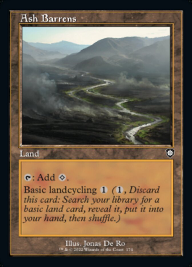 Ash Barrens (Retro) [The Brothers' War Commander] 