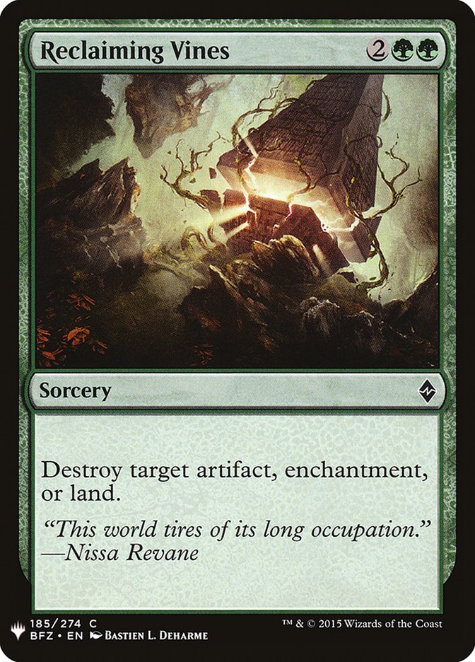Reclaiming Vines [Mystery Booster] 